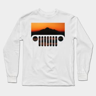 Mountain Jeep Long Sleeve T-Shirt